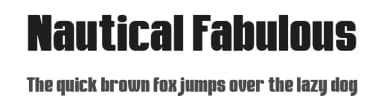 Nautical Fabulous by Letterhend Studio — Sans Serif Font — thumbnail 1