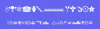 Nautical by Woodcutter — Dingbats Font — thumbnail 3