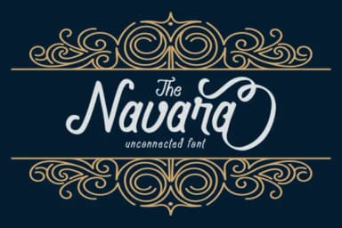 Navara Font by josgandos — Script Handwritten Font — thumbnail 1