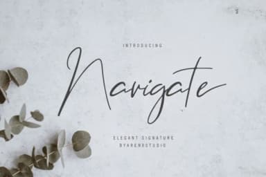 Navigate Font by Arendxstudio — Script Handwritten Font — thumbnail 1