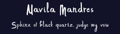 Navila Mandres by madeDeduk — Script Handwritten Font — thumbnail 2