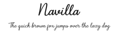 Navilla by Sibelumpagi — Script Handwritten Font — thumbnail 1