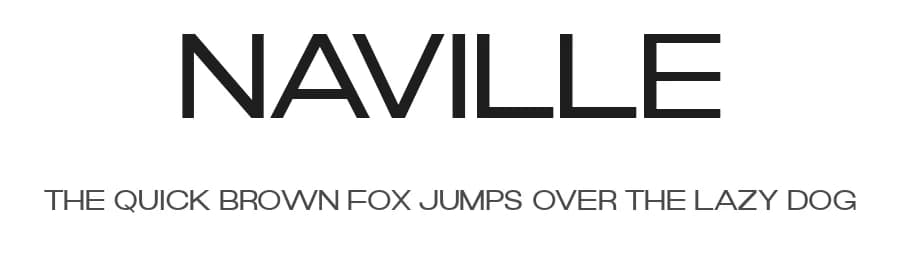 Naville by Letterhend Studio — Sans Serif Font