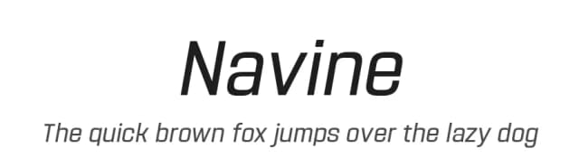 Navine by Abhishek Junghare — Sans Serif Font