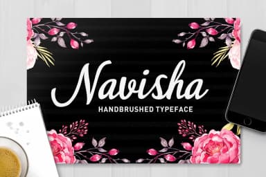 Navisha Script Font by typehill — Script Handwritten Font — thumbnail 1