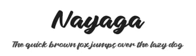 Nayaga by Vunira Design — Script Handwritten Font — thumbnail 1
