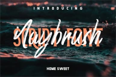 Naybrushy Font by Home Sweet — Script Handwritten Font — thumbnail 1