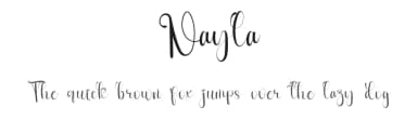 Nayla by Inermedia Studio — Script Handwritten Font — thumbnail 1