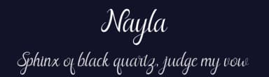 Nayla by Deniz86 — Script Handwritten Font — thumbnail 2