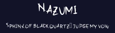 Nazumi by Trisnu Wardani — Script Handwritten Font — thumbnail 2