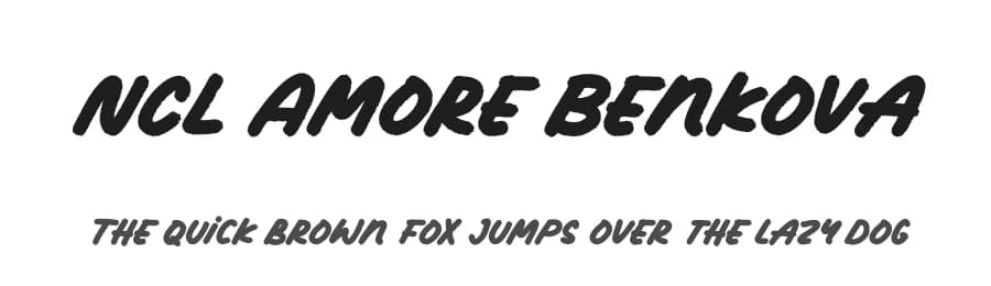 NCL Amore Benkova by Enxyclo Studio — Script Handwritten Font — preview 1