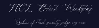 NCL Belonit  Wendystaq by Enxyclo Studio — Script Handwritten Font — thumbnail 2
