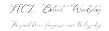 NCL Belonit  Wendystaq by Enxyclo Studio — Script Handwritten Font — thumbnail 1