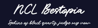 NCL Bestopia by Enxyclo Studio — Script Handwritten Font — thumbnail 2