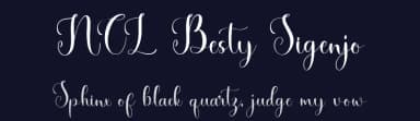 NCL Besty Sigenjo by Enxyclo Studio — Script Handwritten Font — thumbnail 2