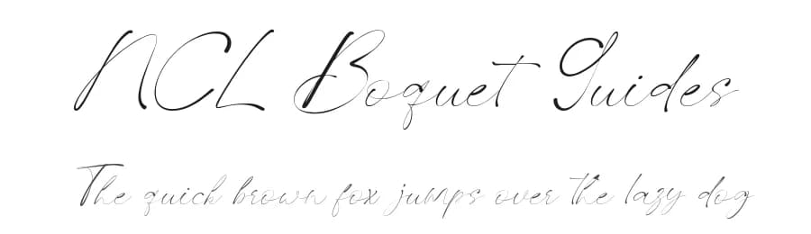 NCL Boquet Guides by Enxyclo Studio — Script Handwritten Font