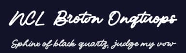 NCL Broton Onqtuops by Enxyclo Studio — Script Handwritten Font — thumbnail 2