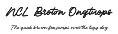 NCL Broton Onqtuops by Enxyclo Studio — Script Handwritten Font — thumbnail 1