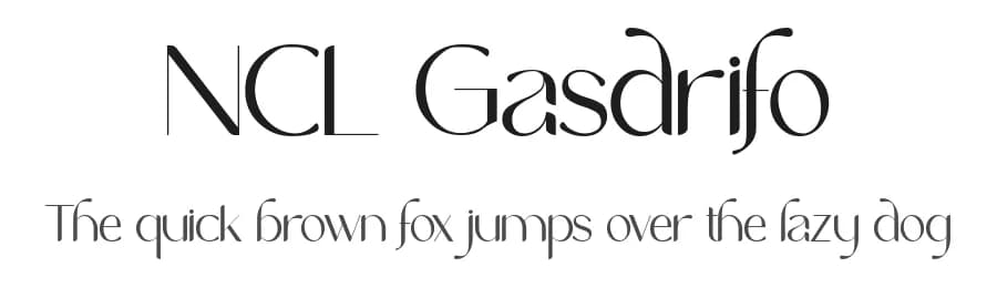 NCL Gasdrifo by Enxyclo Studio — Sans Serif Font