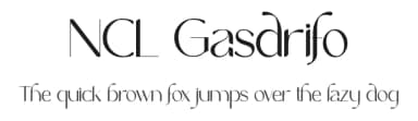 NCL Gasdrifo by Enxyclo Studio — Sans Serif Font — thumbnail 1
