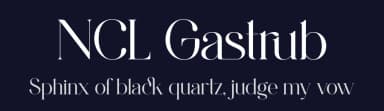 NCL Gastrub by Enxyclo Studio — Serif Font — thumbnail 2