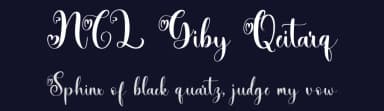 NCL Giby Qeitarq by Enxyclo Studio — Script Handwritten Font — thumbnail 2