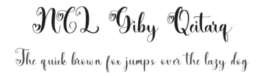 NCL Giby Qeitarq by Enxyclo Studio — Script Handwritten Font — thumbnail 1