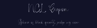 NCL Gispon by Enxyclo Studio — Script Handwritten Font — thumbnail 2