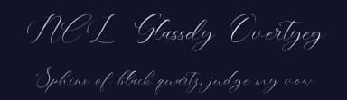 NCL Glassdy Overtyeg by Enxyclo Studio — Script Handwritten Font — thumbnail 2