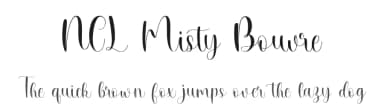 NCL Misty Bouvre by Enxyclo Studio — Script Handwritten Font — thumbnail 1