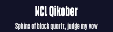 NCL Qikober by Enxyclo Studio — Sans Serif Font — thumbnail 2