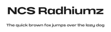NCS Radhiumz by Namara Creative — Sans Serif Font — thumbnail 1