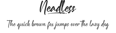 Neadless by VinType — Script Handwritten Font — thumbnail 1