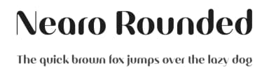 Nearo Rounded by Digitype Studio — Sans Serif Font — thumbnail 1