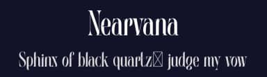 Nearvana by Ikiiko Type — Serif Font — thumbnail 2