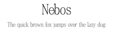Nebos by Font Kingdom — Serif Font — thumbnail 1