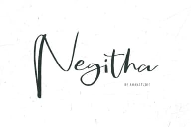 Negitha Font by Awanstudioz — Script Handwritten Font — thumbnail 1