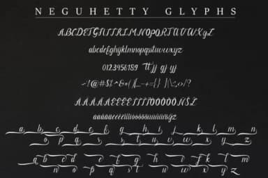 Neguhetty Font by star studio — Script Handwritten Font — thumbnail 6