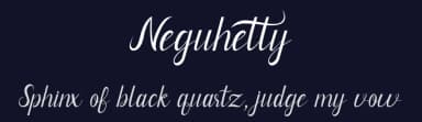 Neguhetty by Star Studio — Script Handwritten Font — thumbnail 2