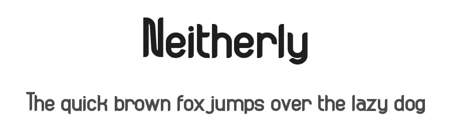 Neitherly by Calligraphy Fonts — Sans Serif Font
