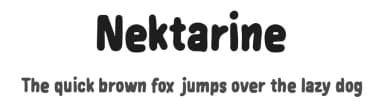 Nektarine by Hanna Bie — Script Handwritten Font — thumbnail 1