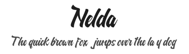 Nelda by ShowUp! Typefoundry — Script Handwritten Font