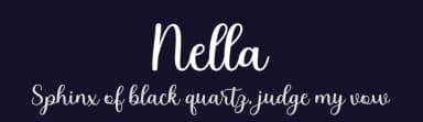Nella by Pista Mova — Script Handwritten Font — thumbnail 2