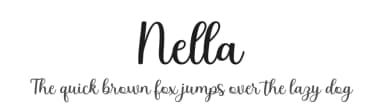 Nella by Pista Mova — Script Handwritten Font — thumbnail 1