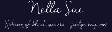 Nella Sue by jennasuedesignco — Script Handwritten Font — thumbnail 2