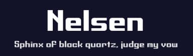 Nelsen by Tyler Harper — Sans Serif Font — thumbnail 2