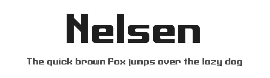 Nelsen by Tyler Harper — Sans Serif Font — preview 1