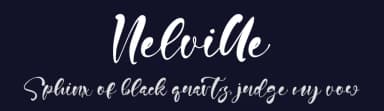 Nelville by Kong Font — Script Handwritten Font — thumbnail 2