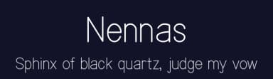 Nennas by Amru ID — Sans Serif Font — thumbnail 2