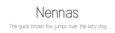 Nennas by Amru ID — Sans Serif Font — thumbnail 1
